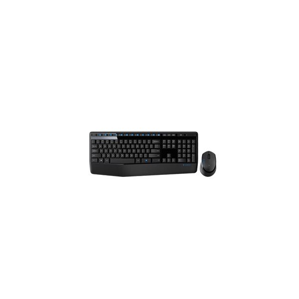 Logitech Wireless Combo MK345 toetsenbord Inclusief muis USB QWERTY US International Zwart (920-006489)