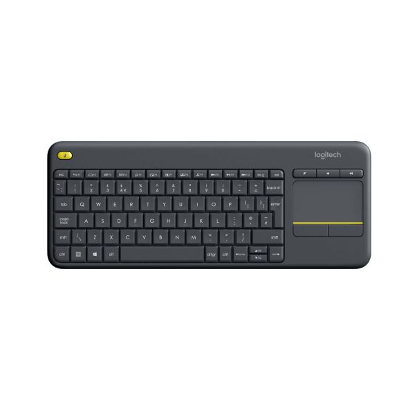 Logitech Wireless Touch Keyboard K400 Plus HTPC-toetsenbord voor tv's met pc-aansluiting (920-007131)