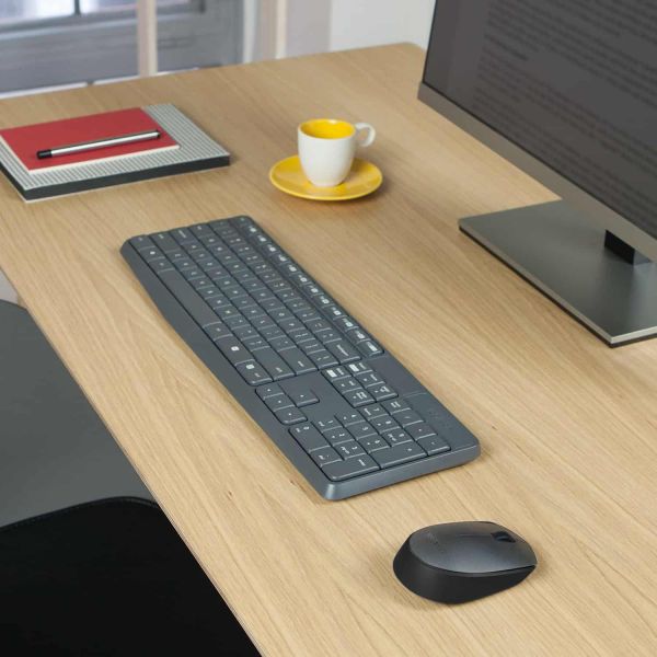 Logitech MK235 Wireless Keyboard and Mouse Combo Normaal formaat. Duurzaam. Eenvoudig. (920-007911)
