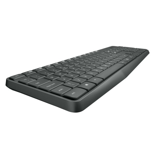 Logitech MK235 Wireless Keyboard and Mouse Combo Normaal formaat. Duurzaam. Eenvoudig. (920-007911)