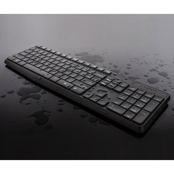 Logitech MK235 toetsenbord Inclusief muis USB QWERTY US International Grijs (920-007931)