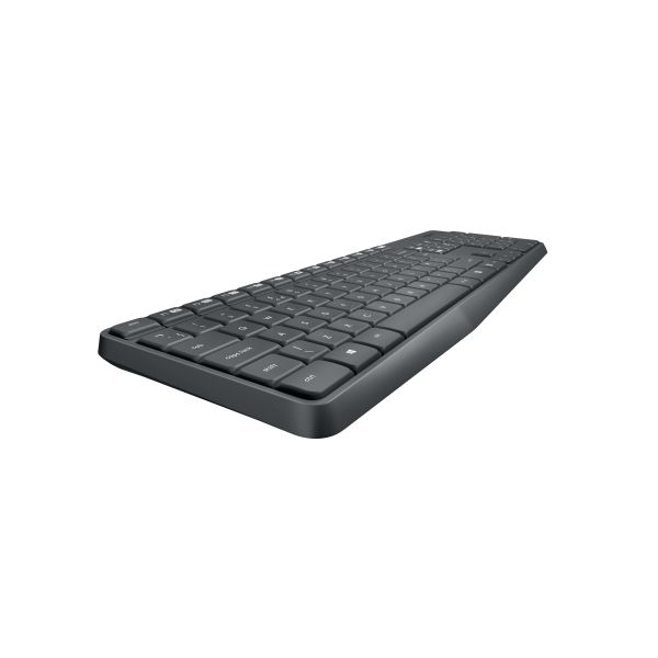 Logitech MK235 toetsenbord Inclusief muis USB QWERTY US International Grijs (920-007931)