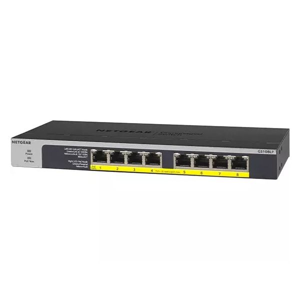 Lenovo NETWORK NETGEAR GS108LP 8-Port POE+ (4ZT1H03614)