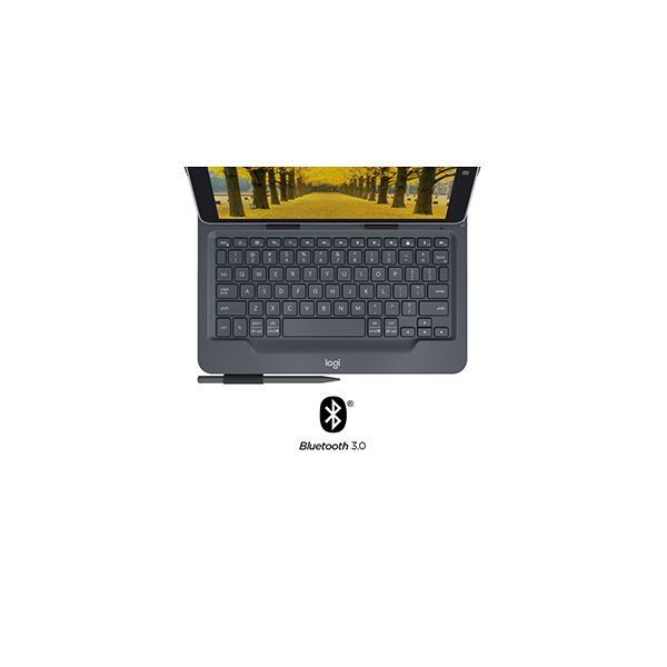 Logitech Universal Folio met geïntegreerd toetsenbord voor 9-10 inch Apple-, Android- of Windows-tablets (920-008338)