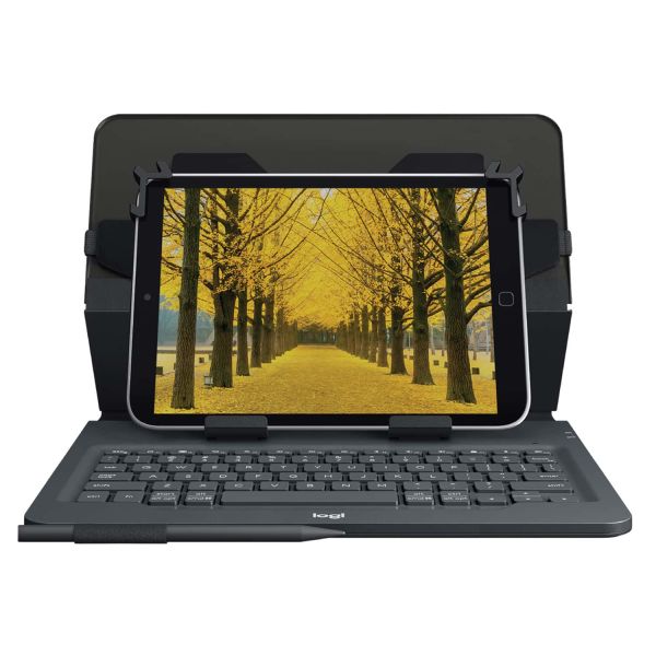 Logitech Universal Folio met geïntegreerd toetsenbord voor 9-10 inch Apple-, Android- of Windows-tablets (920-008338)