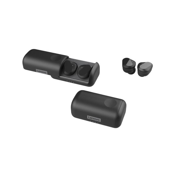 Lenovo ZA800000WW hoofdtelefoon/headset Hoofdtelefoons True Wireless Stereo (TWS) In-ear Oproepen/muziek USB Type-C Bluetooth Zwart (ZA800000WW)
