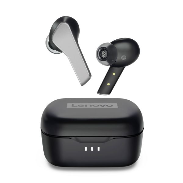 Lenovo Smart Wireless Earbuds Headset Draadloos In-ear Muziek/Voor elke dag Bluetooth Zwart (ZA9A0015WW)