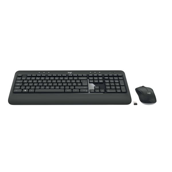 Logitech Advanced MK540 toetsenbord Inclusief muis USB QWERTY Scandinavisch Zwart, Wit (920-008683)