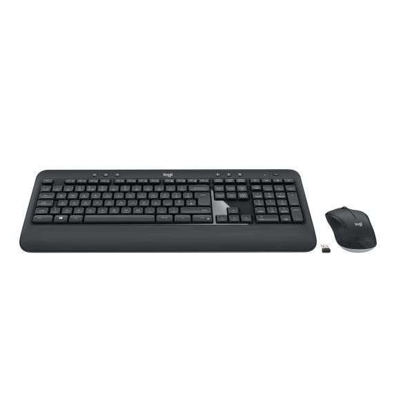 Logitech Advanced MK540 toetsenbord Inclusief muis USB QWERTY Scandinavisch Zwart, Wit (920-008683)