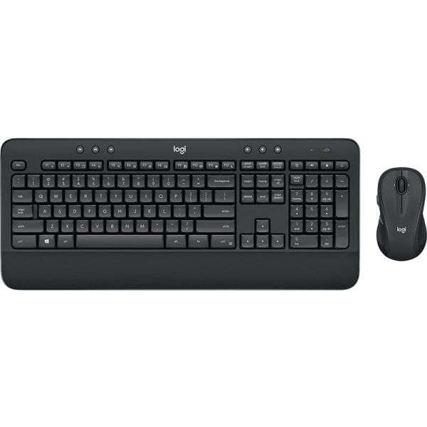 Logitech Advanced MK545 toetsenbord Inclusief muis RF Draadloos Engels Zwart (920-008923)