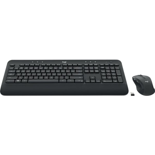 Logitech Advanced MK545 toetsenbord Inclusief muis RF Draadloos Engels Zwart (920-008923)