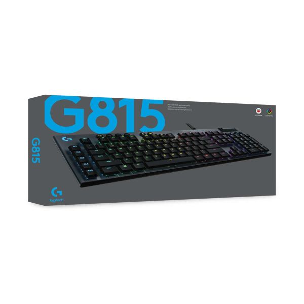 Logitech G G815 toetsenbord USB QWERTY Engels Koolstof (920-008992)
