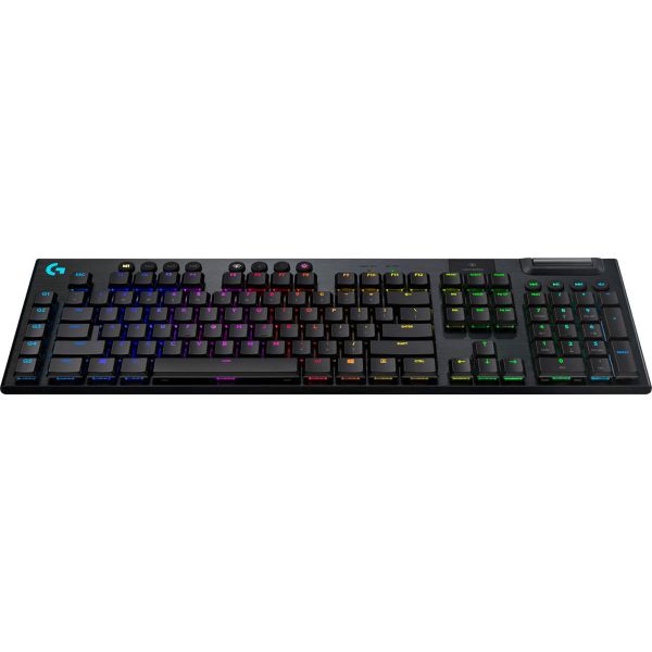 Logitech G G915 LIGHTSPEED Wireless RGB Mechanical Gaming Keyboard – GL Clicky toetsenbord RF-draadloos + Bluetooth QWERTY Engels Koolstof (920-009109)