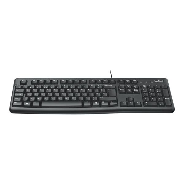Logitech LOGI K120 Corded Keyboard black ITA (920-002492)