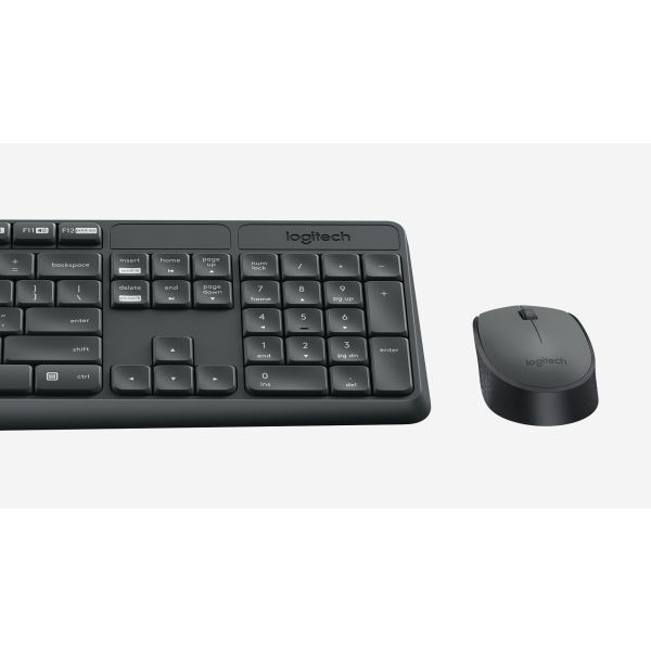 Logitech MK235 Tastatur RF Wireless Bulgarisch Schwarz (920-008024) (920-008024)