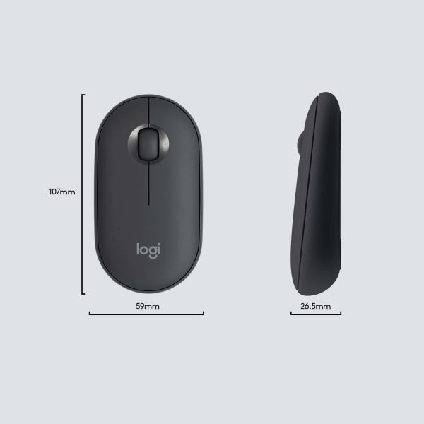 Logitech MK470 toetsenbord Inclusief muis Universeel RF Draadloos QWERTY US International Grafiet (920-009204)