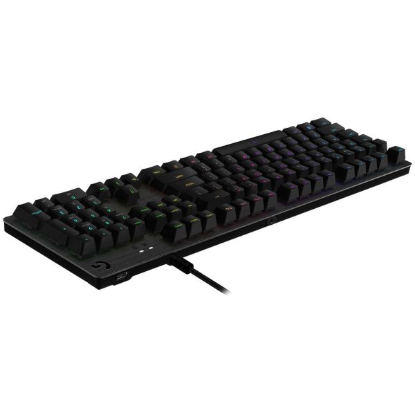 Logitech G G513 CARBON LIGHTSYNC RGB Mechanical Gaming Keyboard, GX Brown toetsenbord USB Scandinavisch Koolstof (920-009327)