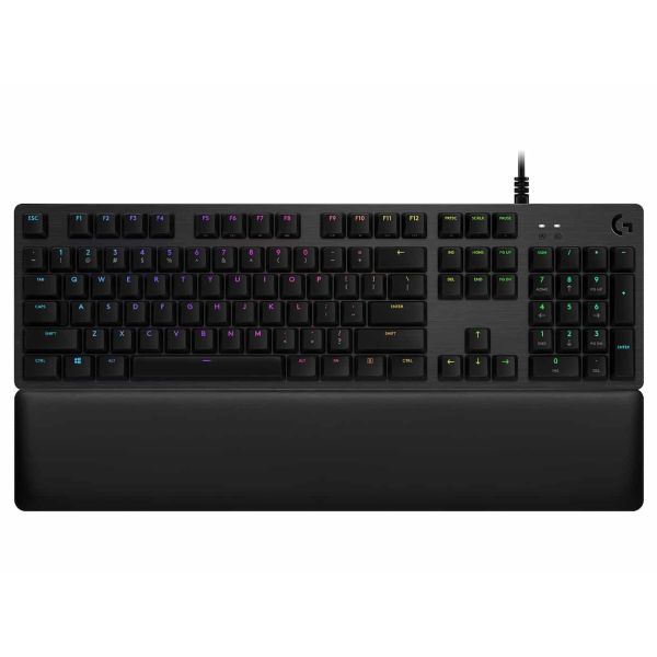 Logitech G G513 CARBON LIGHTSYNC RGB Mechanical Gaming Keyboard, GX Brown toetsenbord USB Scandinavisch Koolstof (920-009327)