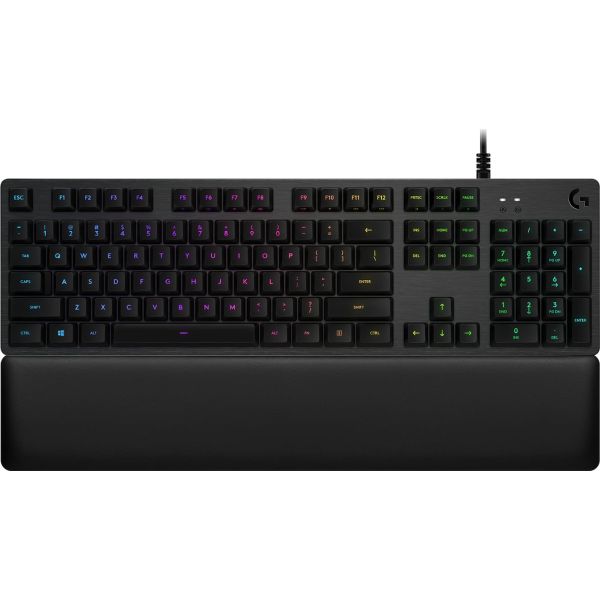 Logitech G G513 CARBON LIGHTSYNC RGB Mechanical Gaming Keyboard, GX Brown toetsenbord USB QWERTY Engels Koolstof (920-009328)