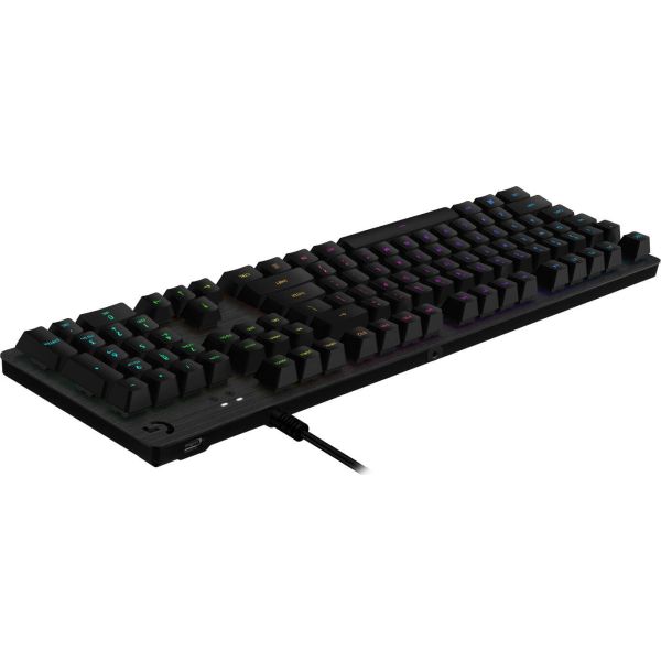 Logitech G G513 CARBON LIGHTSYNC RGB Mechanical Gaming Keyboard, GX Brown toetsenbord USB QWERTY Engels Koolstof (920-009328)