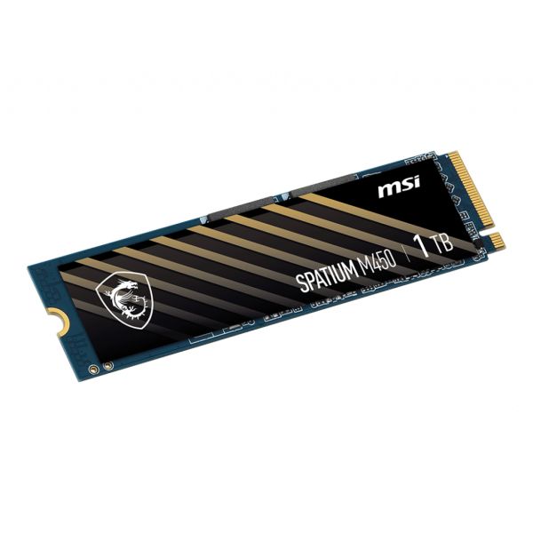MSI SPATIUM M450 PCIe 4.0 NVMe M.2 1TB PCI Express 4.0 3D NAND (4711377341547)