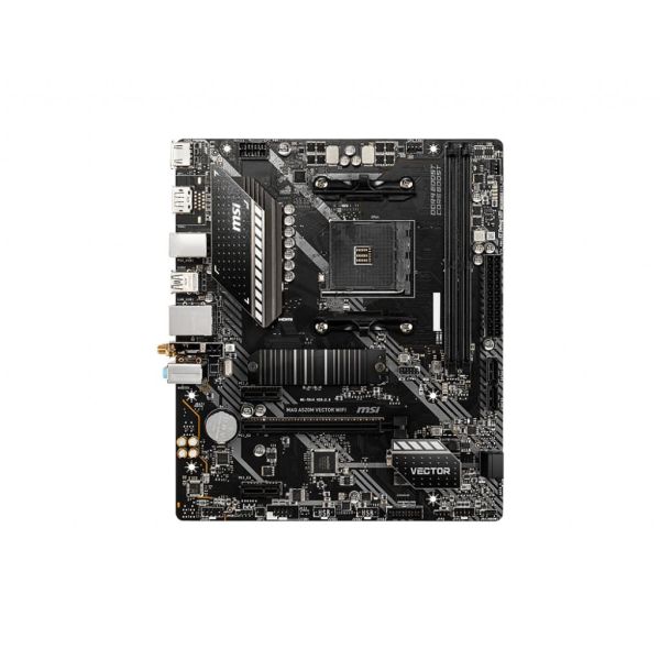 MSI MAG A520M VECTOR WIFI moederbord AMD A520 Socket AM4 micro ATX (7D14-008R)