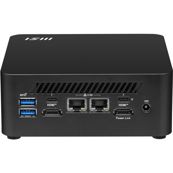 MSI CUBI NUC 1MG-244BEU PC/workstation barebone 0.84L sized PC Zwart 100U Intel SoC (CUBI NUC 1MG-244BEU)
