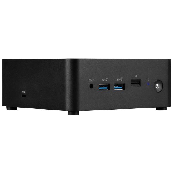 MSI CUBI NUC 1MG-244BEU PC/workstation barebone 0.84L sized PC Zwart 100U Intel SoC (CUBI NUC 1MG-244BEU)