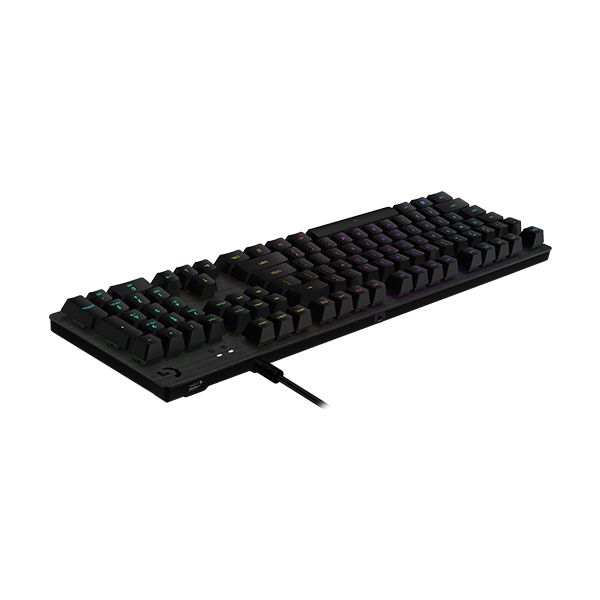 Logitech G G512 CARBON LIGHTSYNC RGB Mechanical Gaming Keyboard with GX Brown switches toetsenbord USB QWERTY Engels Koolstof (920-009350)