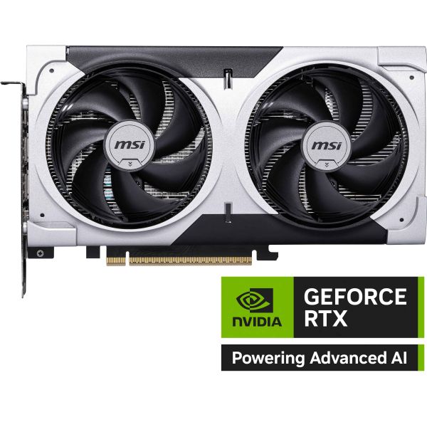 MSI GeForce RTX 5060 TI 8G VENTUS 2X OC PLUS NVIDIA 8 GB GDDR7 (GEFORCE RTX 5060 TI 8G VENTUS 2X OC PLUS)