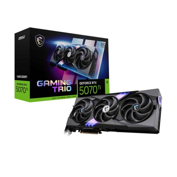 MSI GAMING GeForce RTX 5070 Ti 16G TRIO OC NVIDIA 16 GB GDDR7 (GEFORCE RTX 5070 TI 16G GAMING TRIO OC)