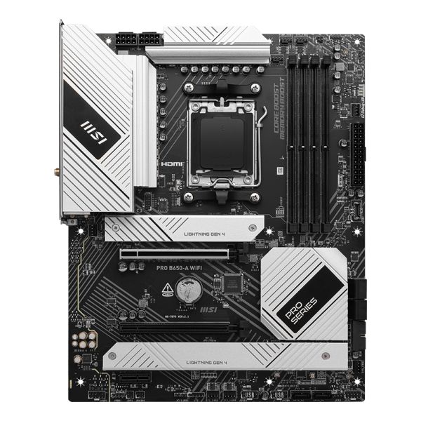 MSI PRO B650-A WIFI moederbord AMD B650 Socket AM5 ATX (PRO B650-A WIFI)