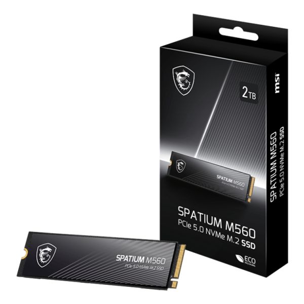 MSI Spatium M560 PCIE 5.0 NVME M.2 2 TB PCI Express 5.0 3D NAND (S78-440Q940-P83)