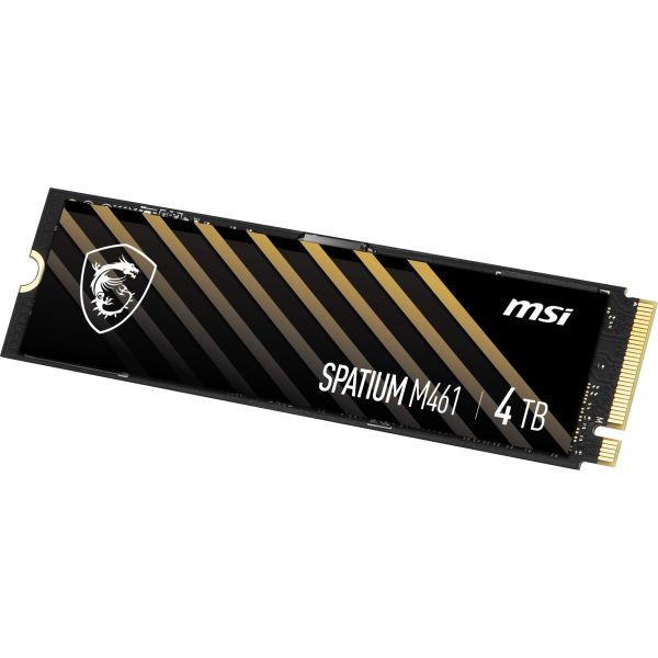 MSI SPATIUM M461 PCIe 4.0 NVMe M.2 4TB PCI Express 4.0 3D NAND (S78-440R030-P83) MSI SPATIUM M461 PCIe 4.0 NVMe M.2 4TB PCI Express 4.0 3D NAND (S78-440R030-P83)
