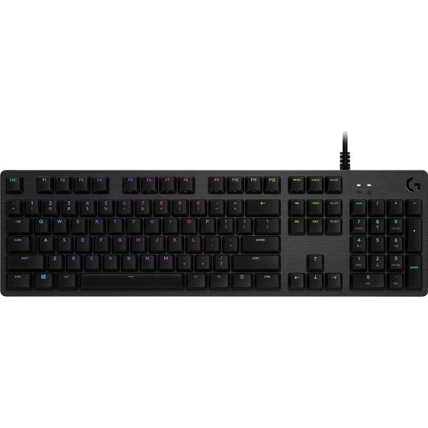 Logitech G G512 CARBON LIGHTSYNC RGB Mechanical Gaming Keyboard with GX Red switches toetsenbord USB Engels Koolstof (920-009368)