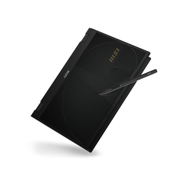 MSI Summit E14 Flip Evo A12MT-019NL Intel® Core™ i7 i7-1280P Hybride (2-in-1) 35,6 cm (14") Touchscreen Quad HD+ 16 GB LPDDR5-SDRAM 1 TB SSD Wi-Fi 6E (802.11ax) Windows 11 Pro Zwart (SUMMIT E14FLIP A12MT-019NL)