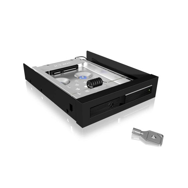 ICY BOX IB-2217ASTS 8,89 cm (3.5") Opslagschijflade Zwart (IB-2217ASTS) ICY BOX IB-2217ASTS 8,89 cm (3.5") Opslagschijflade Zwart (IB-2217ASTS)