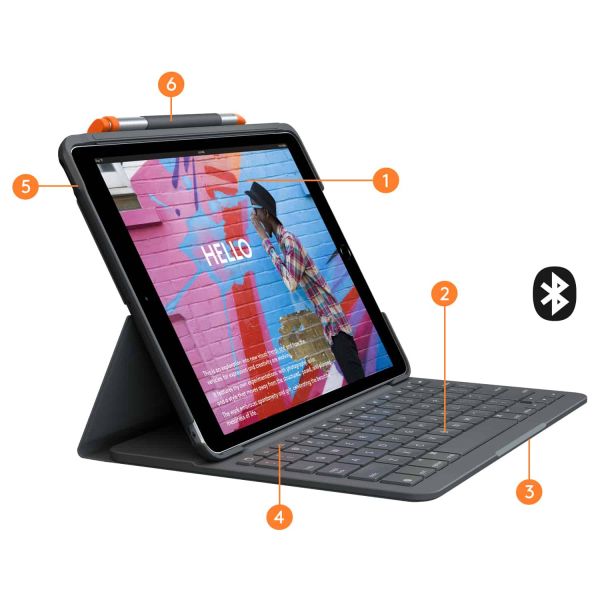 Logitech Slim Folio voor iPad (7e generatie) (920-009475)