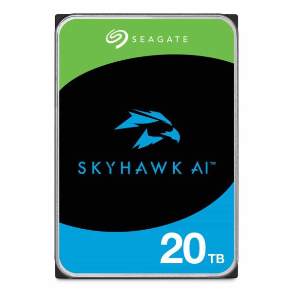 Seagate SkyHawk AI ST20000VE004 interne harde schijf 20 TB 7200 RPM 512 MB 3.5" SATA III (ST20000VE004) Seagate SkyHawk AI ST20000VE004 interne harde schijf 20 GB 7200 RPM 512 MB 3.5" SATA III (ST20000VE004)