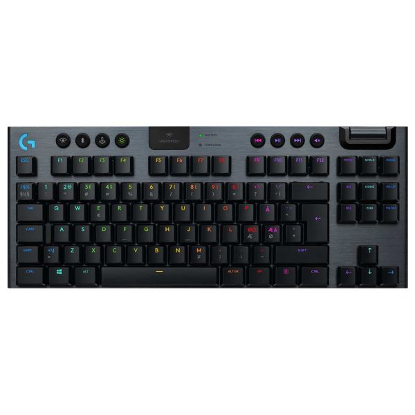 Logitech G G915 Tkl toetsenbord RF-draadloos + Bluetooth QWERTY Engels Koolstof (920-009501)