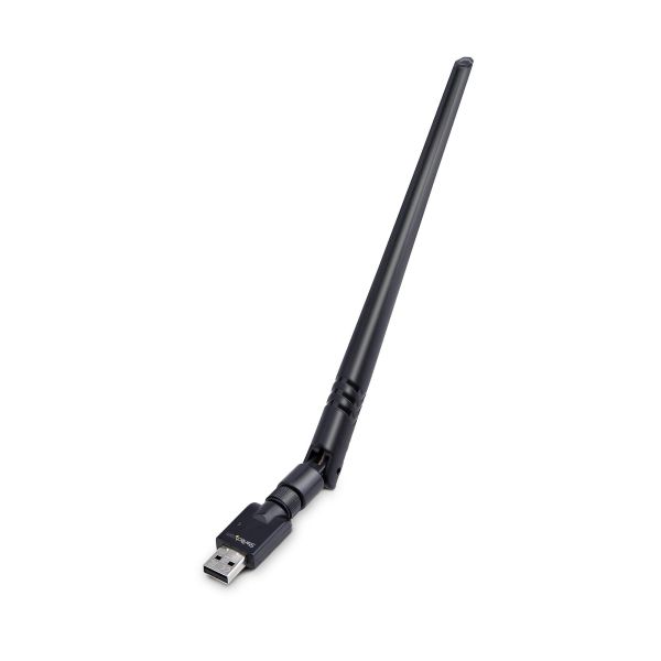 StarTech.com USB Bluetooth 5.3 Adapter voor PC/Laptop, Class 1, USB Bluetooth Dongle, Connectiviteit over grote afstanden voor toetsenbord, muis, audiostreaming en PAN-netwerken, Windows/Linux (AV53C1-USB-BLUETOOTH)