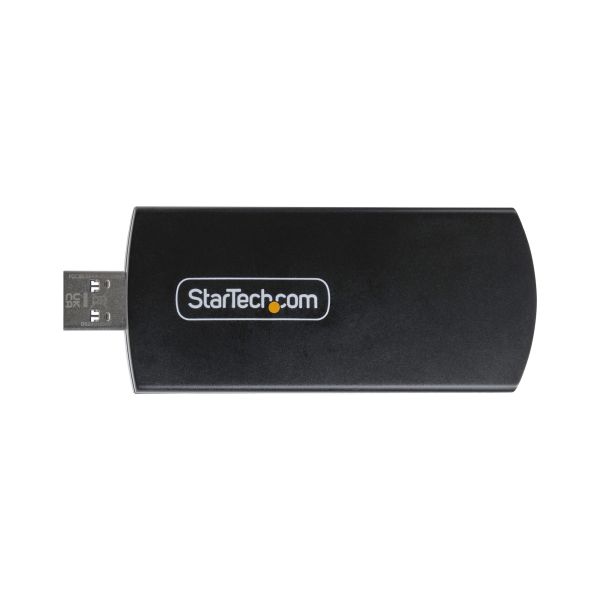 StarTech.com Wi-Fi 6E USB Adapter/Dongle, Voor Desktop/Laptop PC, Wireless NIC met Uitklapbare Antenne, WiFi Adapter Ondersteunt 802.11 b/g/n/ac/ax, 2.4/5/6 GHz Netwerk Compatibel (AX54005A-USB-WIFI-6E)