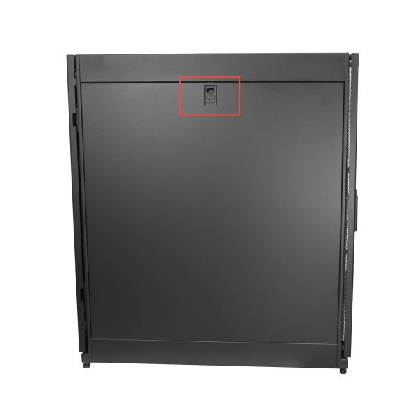 StarTech.com 4 Post 25U Netwerkkast, Vergrendelbare 19" Patchkast voor Computer / AV / IT / Data Apparatuur, Server Rack voor Bureau/Thuis met Wielen & Verstelbare Montagerails (RK2537BKM)