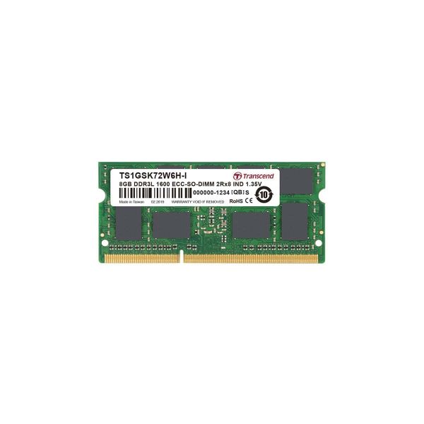 TRANSCEND 8GB DDR3L 1600MHz ECC SO-DIMM (TS1GSK72W6H)