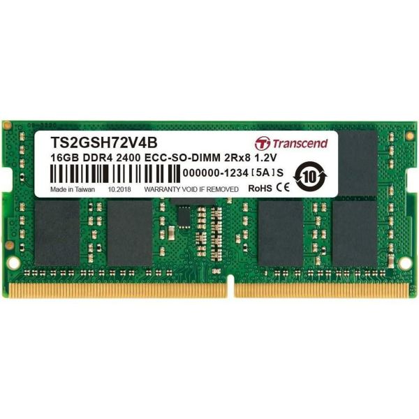 TRANSCEND DDR4 2400 16GB ECC-SO-DIMM (TS2GSH72V4B)