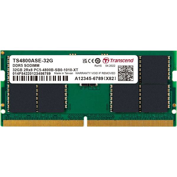 Transcend DDR5 4800 32GB SO-DIMM (TS4800ASE-32G)