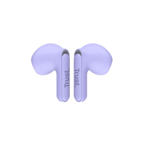 Trust Yavi Headset True Wireless Stereo (TWS) In-ear Oproepen/muziek USB Type-C Bluetooth Paars (25299)