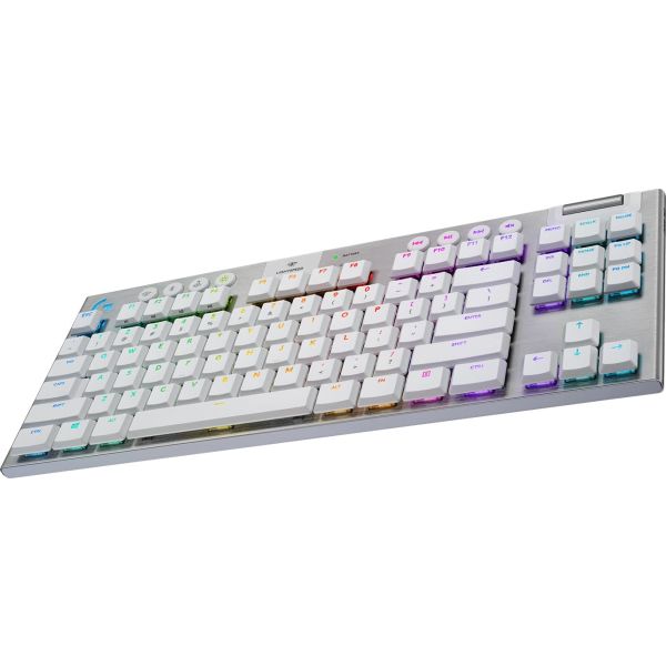 Logitech G G915 Tkl toetsenbord RF-draadloos + Bluetooth QWERTY Engels Wit (920-009719)