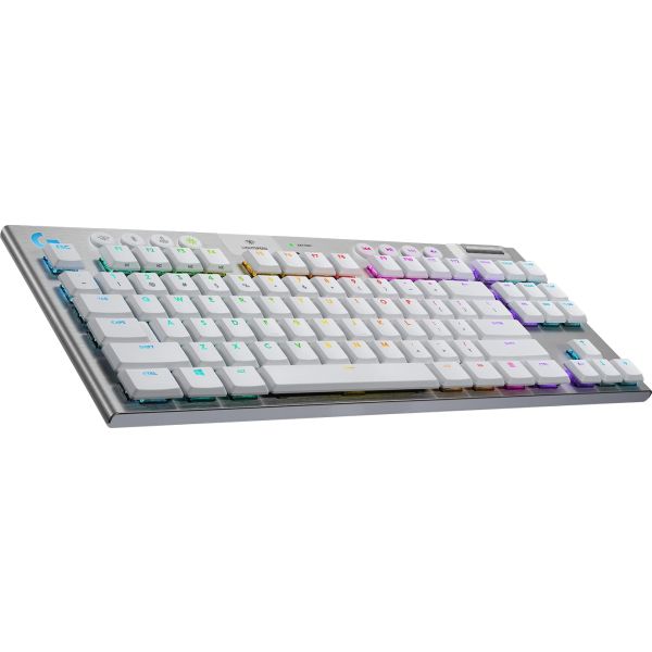Logitech G G915 Tkl toetsenbord RF-draadloos + Bluetooth QWERTY Engels Wit (920-009719)