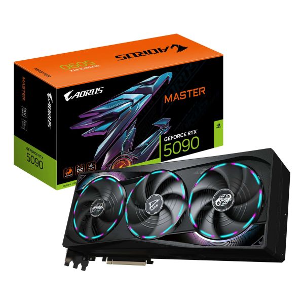 GIGABYTE AORUS GeForce RTX 5090 MASTER 32G NVIDIA 32 GB GDDR7 (GV-N5090AORUS M)